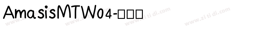 AmasisMTW04字体转换