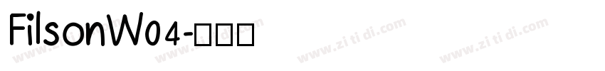FilsonW04字体转换