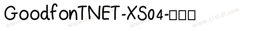 GoodfonTNET-XS04字体转换