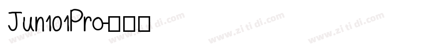 Jun101Pro字体转换