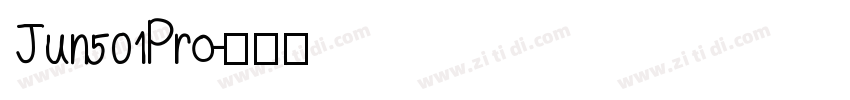 Jun501Pro字体转换