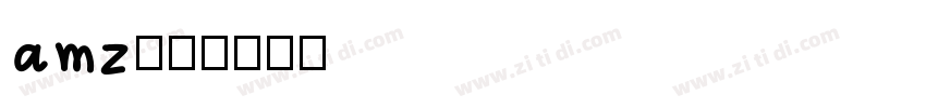 amz筑紫字体转换