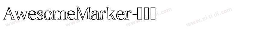 AwesomeMarker字体转换