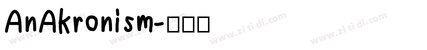 AnAkronism字体转换