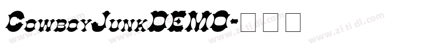 CowboyJunkDEMO字体转换