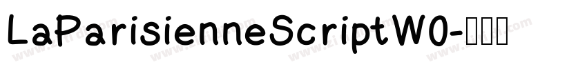 LaParisienneScriptW0字体转换