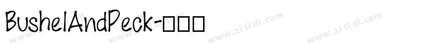BushelAndPeck字体转换