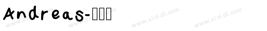 Andreas字体转换
