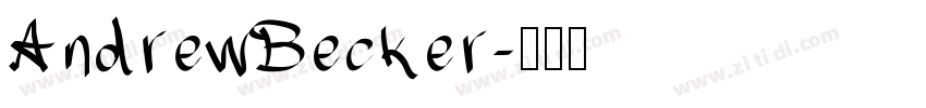 AndrewBecker字体转换 AndrewBecker字体转换