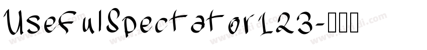 UseFulSpectator123字体转换