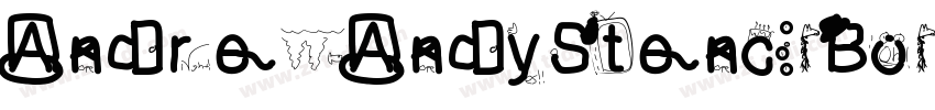 AndrewAndyStencilBol字体转换