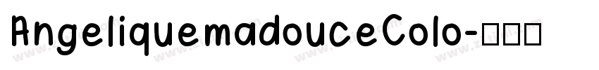 AngeliquemadouceColo字体转换