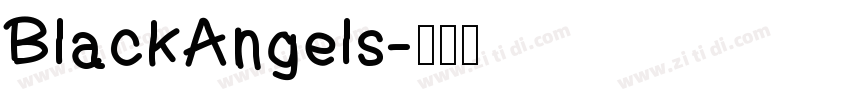 BlackAngels字体转换