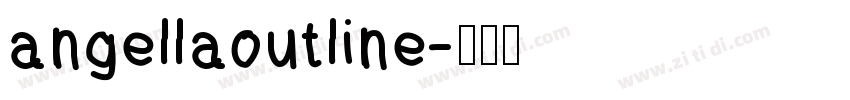 angellaoutline字体转换