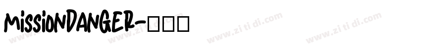 missiondanger字体转换