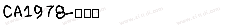 CA1978字体转换