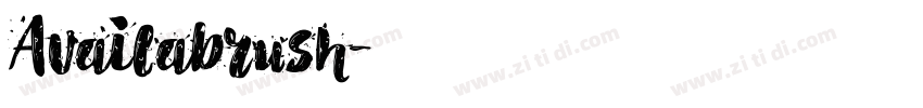 Availabrush字体转换