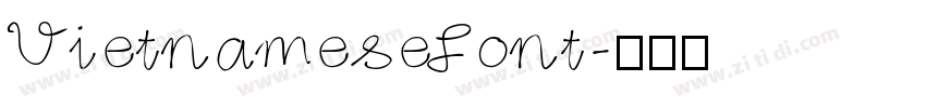 VietnameseFont字体转换