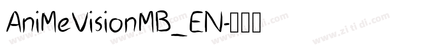 AniMeVisionMB_EN字体转换