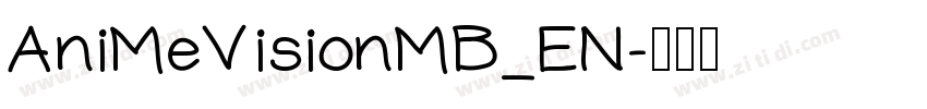 AniMeVisionMB_EN字体转换