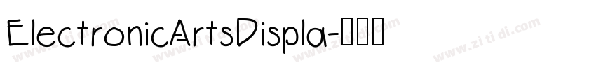 ElectronicArtsDispla字体转换
