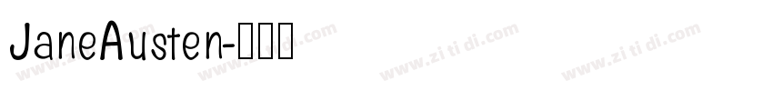 JaneAusten字体转换