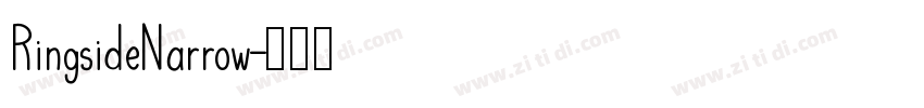 RingsideNarrow字体转换