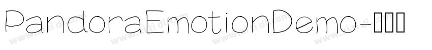 PandoraEmotionDemo字体转换