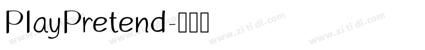 PlayPretend字体转换