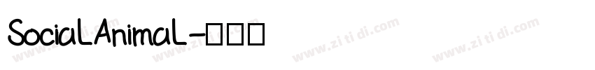 SociaLAnimaL字体转换