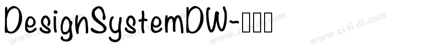 DesignSystemDW字体转换