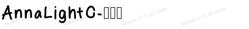 AnnaLightC字体转换