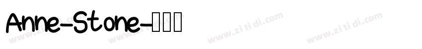 Anne-Stone字体转换