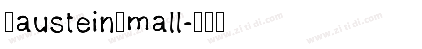 BausteinSmall字体转换