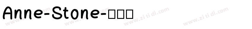 Anne-Stone字体转换