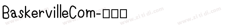 BaskervilleCom字体转换
