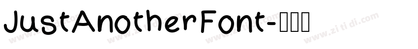 JustAnotherFont字体转换