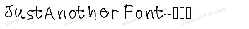 JustAnotherFont字体转换