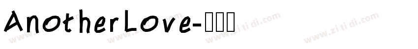 AnotherLove字体转换