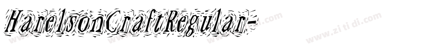 HarelsonCraftRegular字体转换