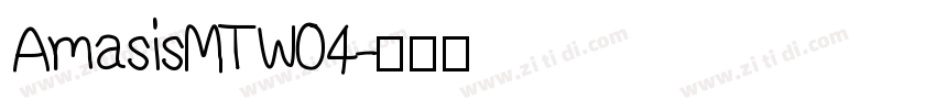 AmasisMTW04字体转换