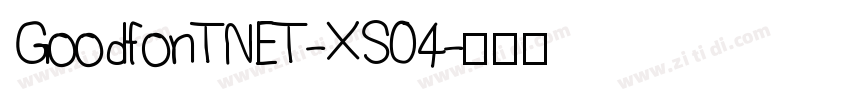 GoodfonTNET-XS04字体转换