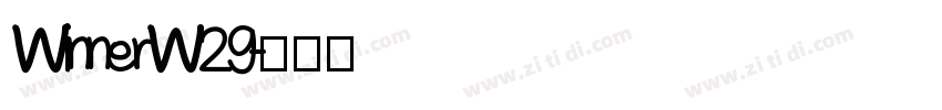 WinnerW29字体转换