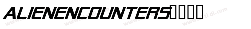 AlienEncounters字体转换