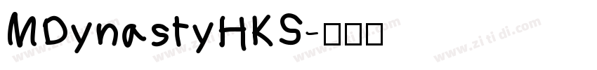 MDynastyHKS字体转换