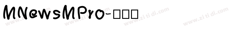 MNewsMPro字体转换