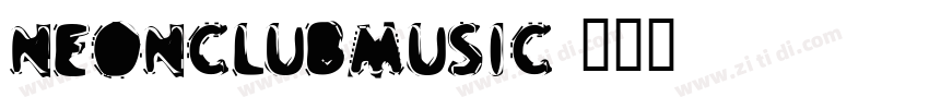 NEONCLUBMUSIC字体转换