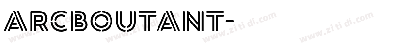 ArcBoutant字体转换