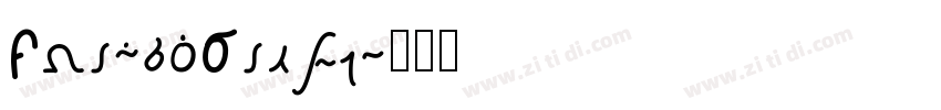 ScriboBrush字体转换
