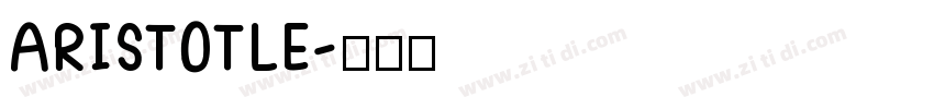 ARISTOTLE字体转换